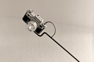Illustration for article titled Check Out These Vintage Cameras Turned Into Handsome Lamps